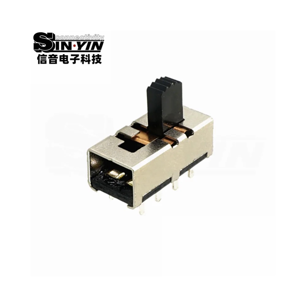 SS-23H21 直柄拨动开关 直插安装｜PCB板载控制与档位选择-2