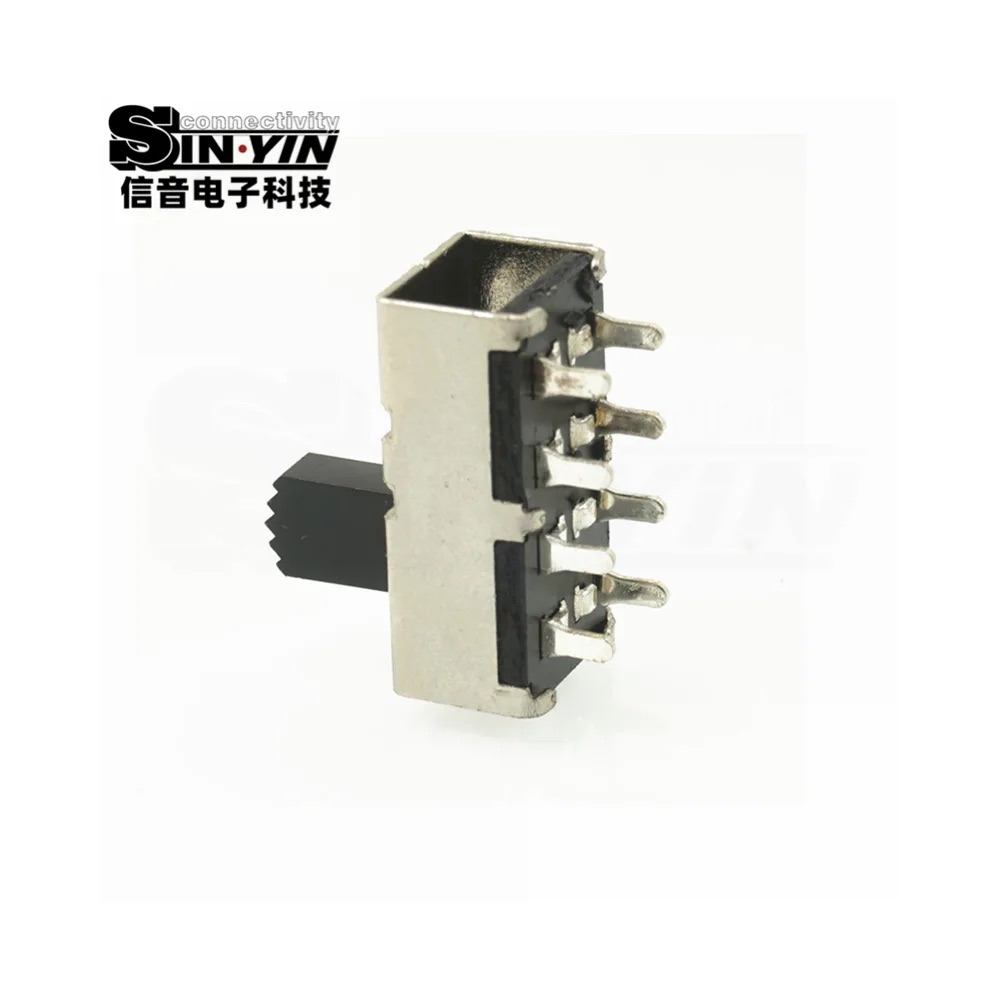 SS-23H21 直柄拨动开关 直插安装｜PCB板载控制与档位选择-3