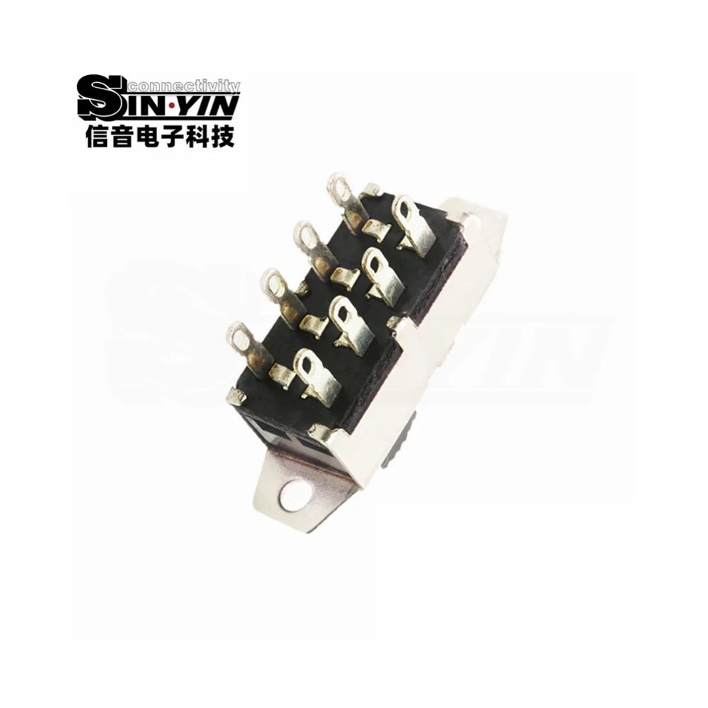 SS-23H25 直柄拨动开关 2P3T 直插安装｜PCB板载控制与档位选择-6