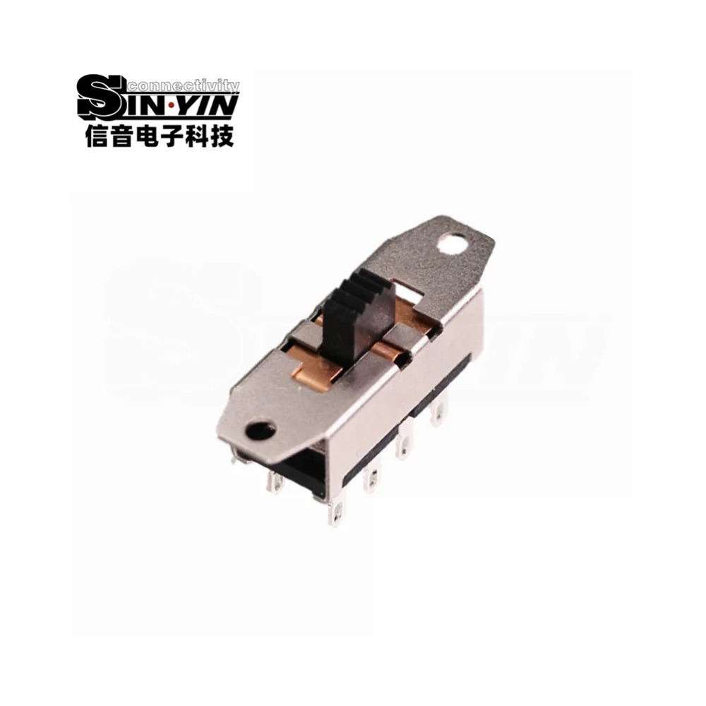 SS-23H25 直柄拨动开关 2P3T 直插安装｜PCB板载控制与档位选择-4