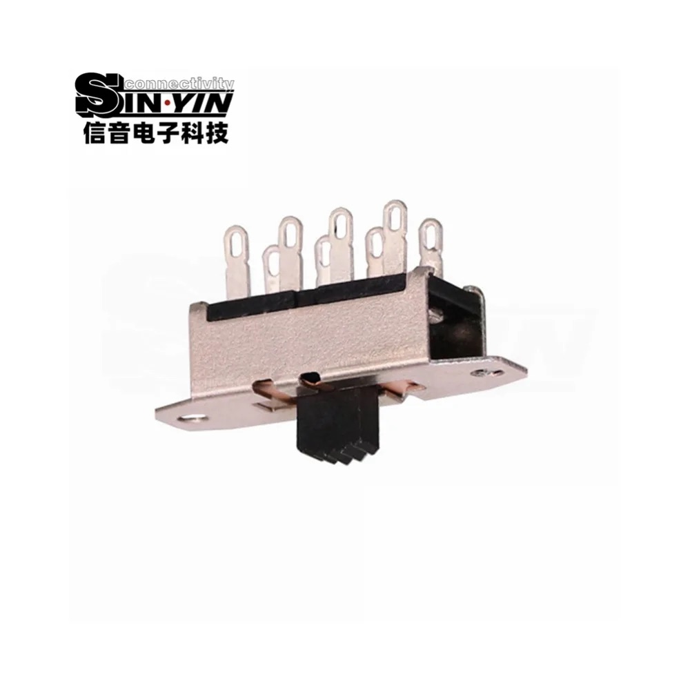SS-23H25 直柄拨动开关 2P3T 直插安装｜PCB板载控制与档位选择-5