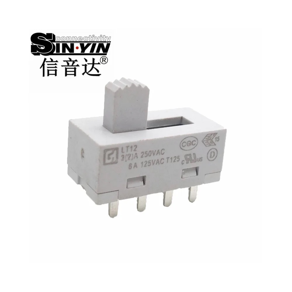 SS-23H26 直柄拨动开关 直插安装｜PCB板载控制与档位选择-3