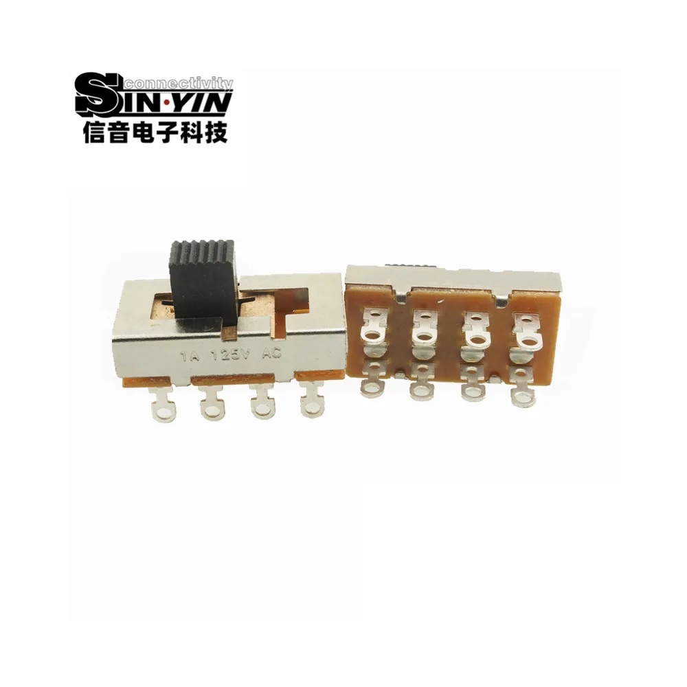 SS-23L02 直柄拨动开关 2P3T 直插安装｜PCB板载控制与档位选择-8