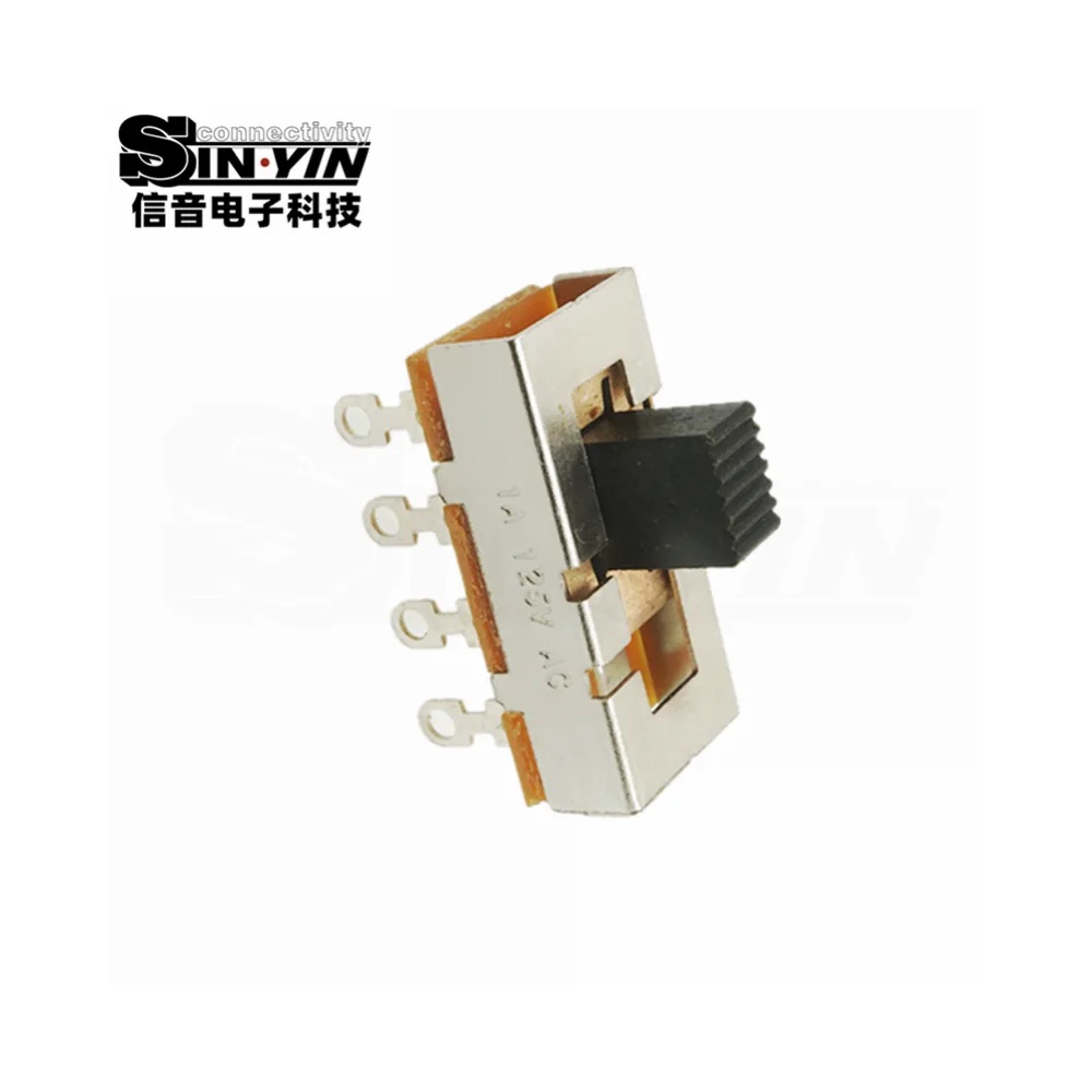 SS-23L02 直柄拨动开关 2P3T 直插安装｜PCB板载控制与档位选择-2