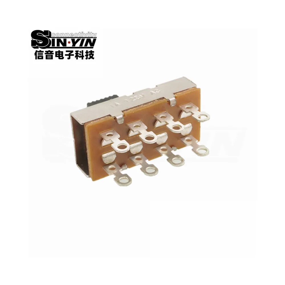 SS-23L02 直柄拨动开关 2P3T 直插安装｜PCB板载控制与档位选择-3