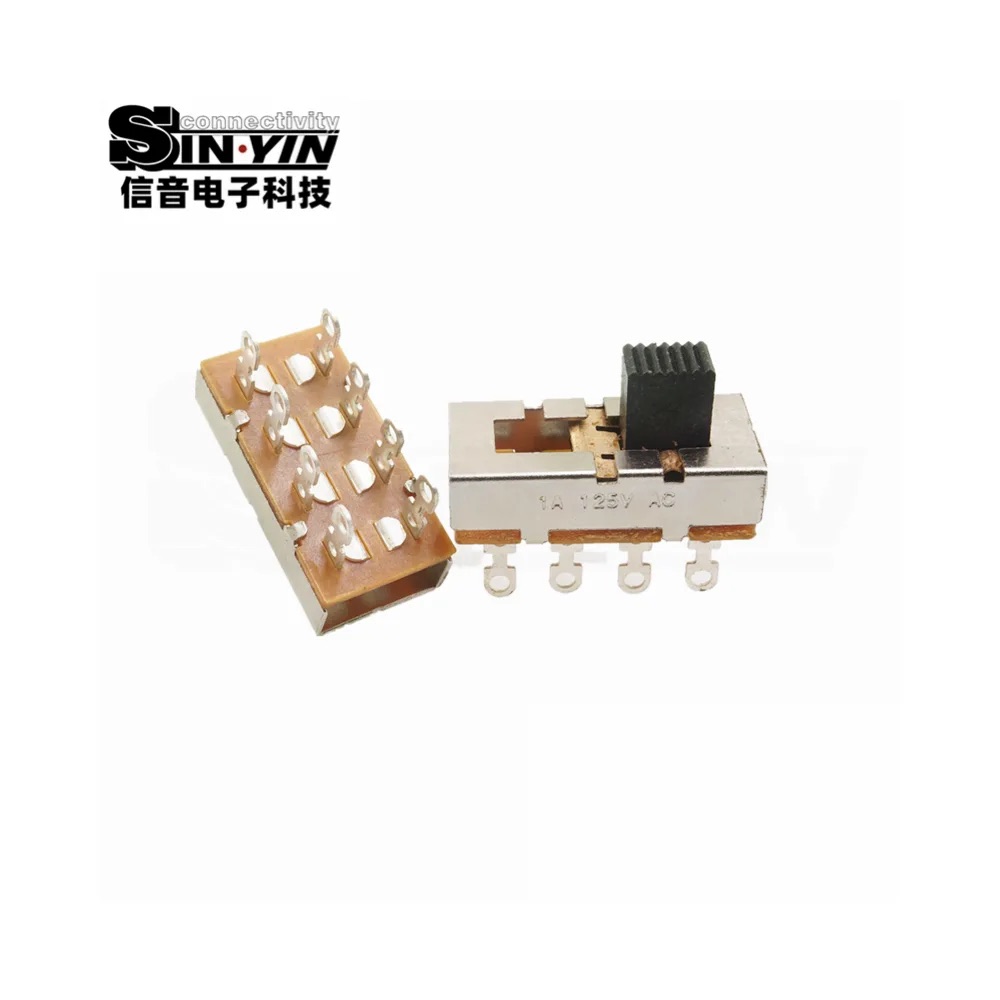 SS-23L02 直柄拨动开关 2P3T 直插安装｜PCB板载控制与档位选择-5