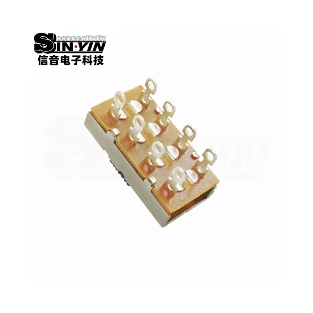 SS-23L02 直柄拨动开关 2P3T 直插安装｜PCB板载控制与档位选择-4