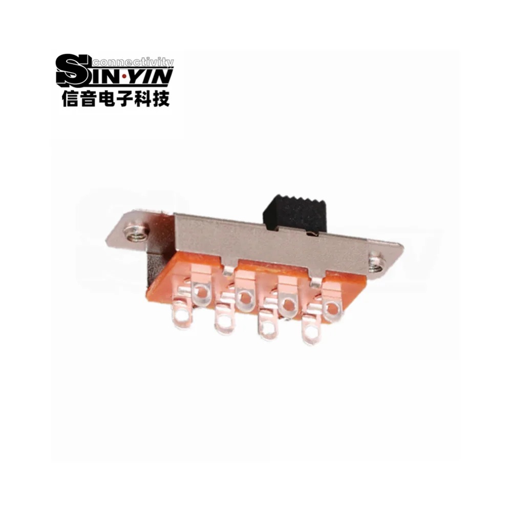 SS-23L03 直柄拨动开关 2P3T 直插安装｜PCB板载控制与档位选择-2