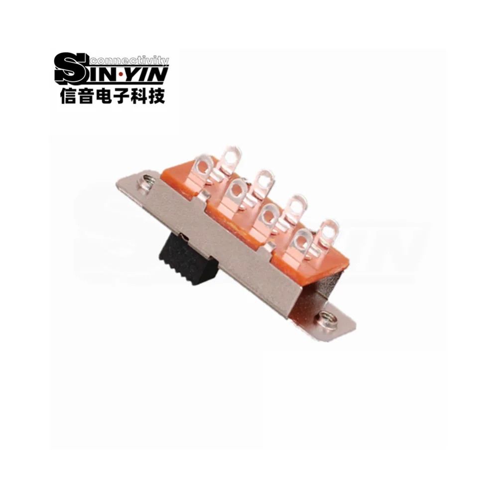 SS-23L03 直柄拨动开关 2P3T 直插安装｜PCB板载控制与档位选择-3