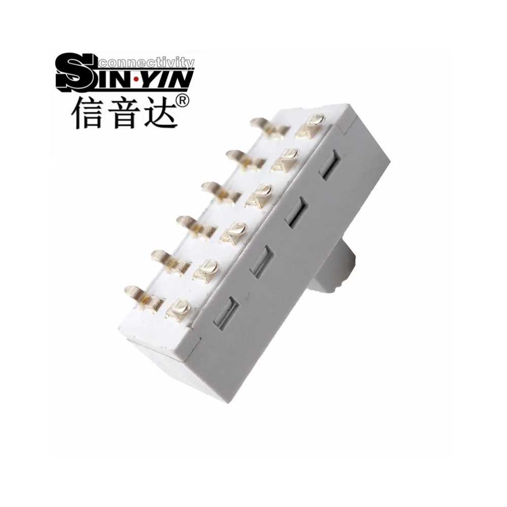 SS-25H25SMD 直柄拨动开关 2P5T 贴片安装｜面板控制与多档功能切换-2