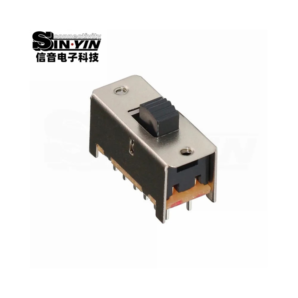SS-42F01 直柄拨动开关 4P2T 直插安装｜PCB板载控制与档位选择-5