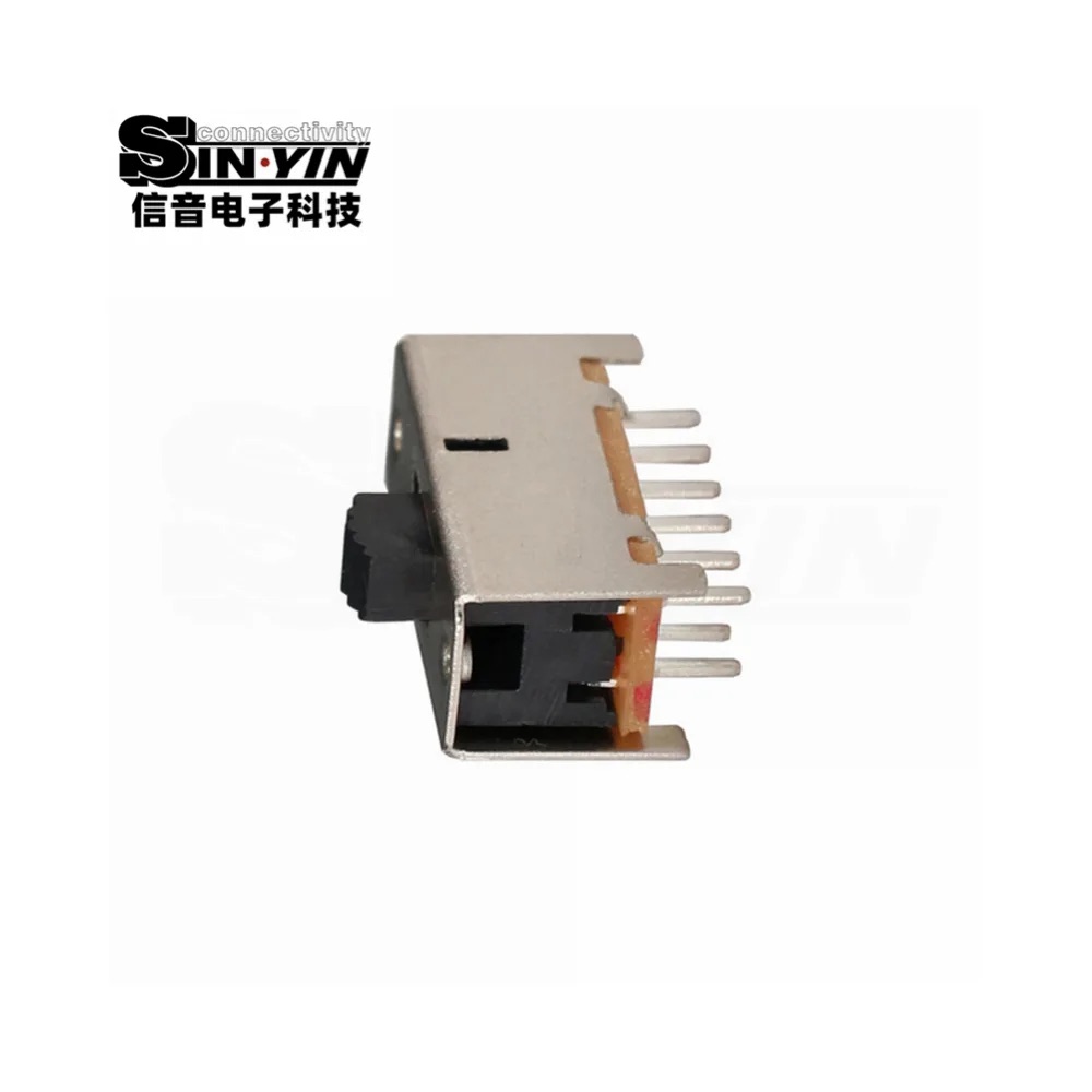 SS-42F01 直柄拨动开关 4P2T 直插安装｜PCB板载控制与档位选择-7