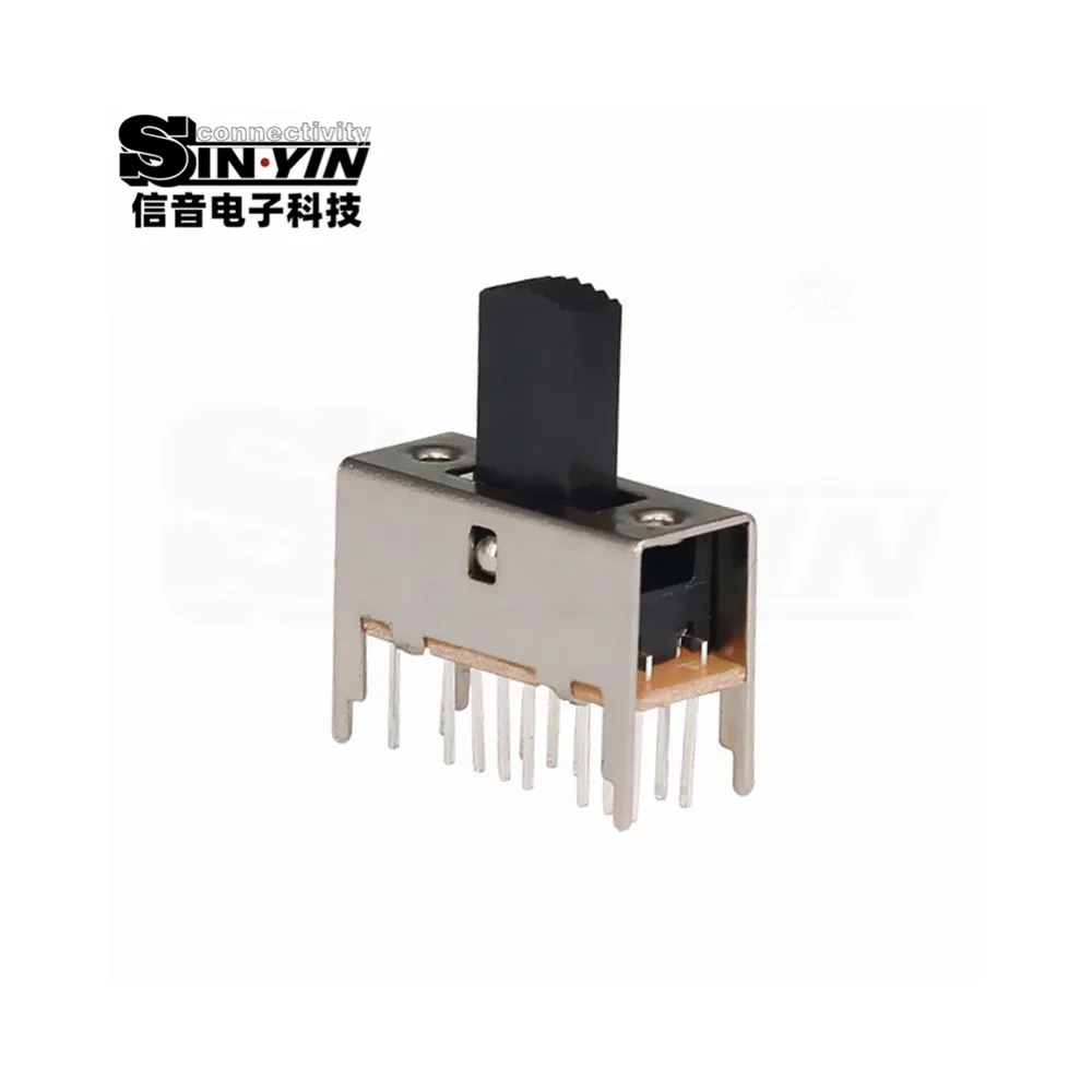 SS-43D02 直柄拨动开关 4P3T 直插安装｜PCB板载控制与档位选择-5