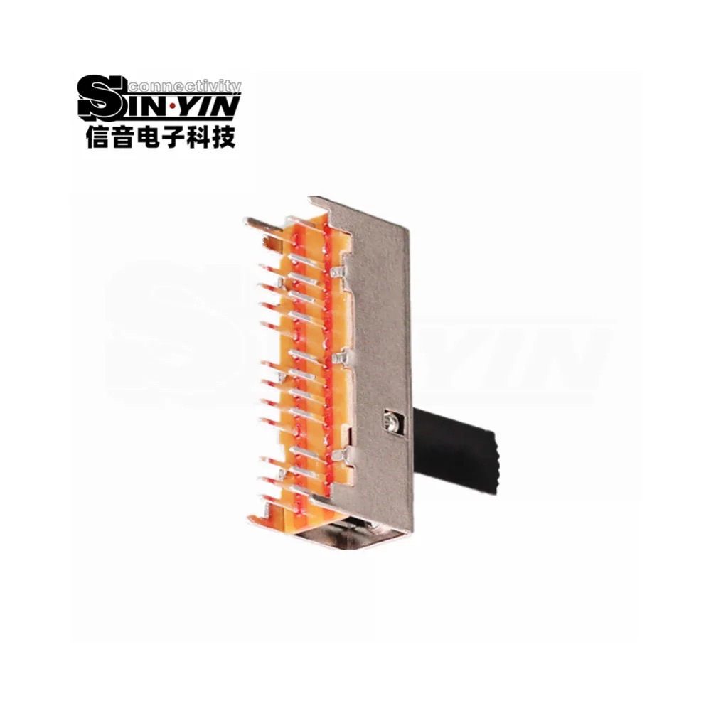 SS-63D01 直柄拨动开关 6P3T 直插安装｜PCB板载控制与档位选择-5