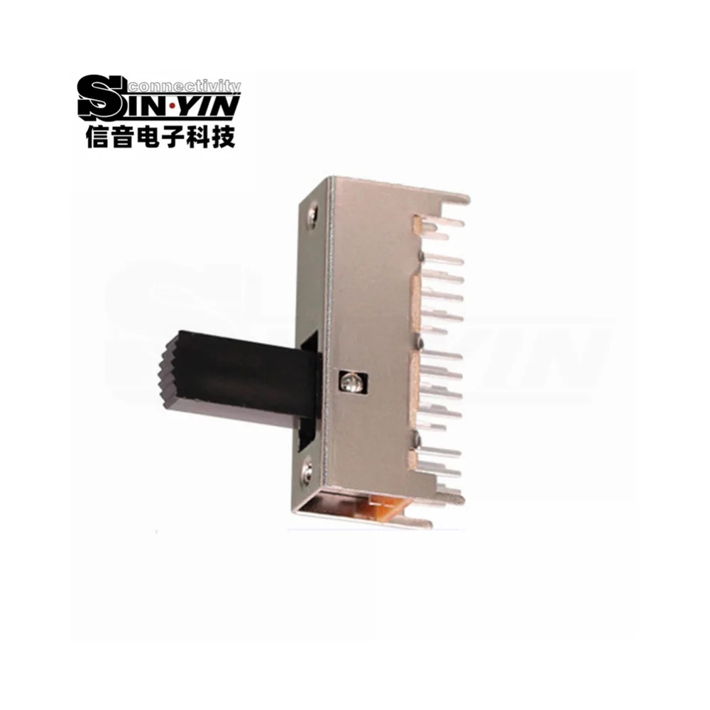 SS-63D01 直柄拨动开关 6P3T 直插安装｜PCB板载控制与档位选择-3
