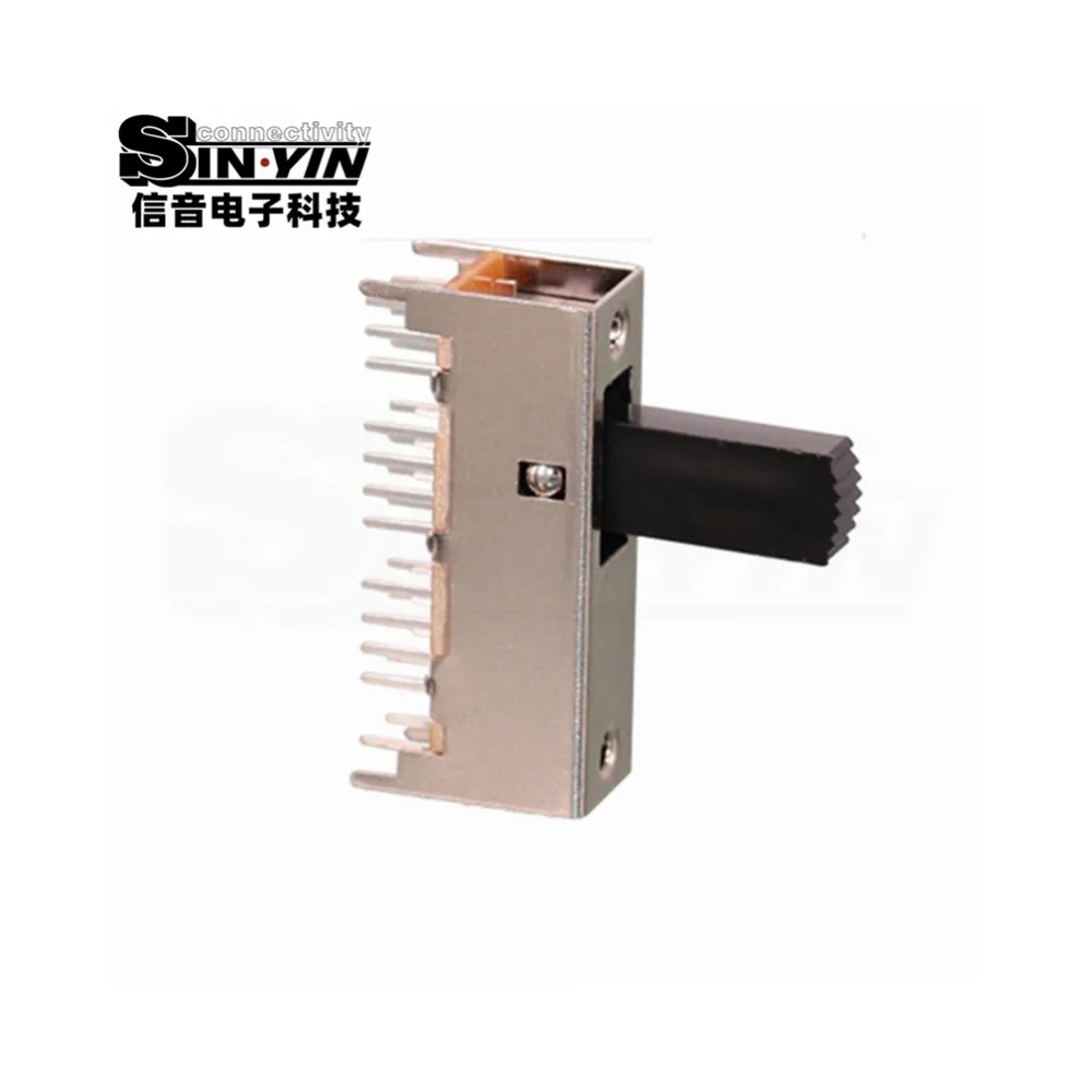 SS-63D01 直柄拨动开关 6P3T 直插安装｜PCB板载控制与档位选择-2